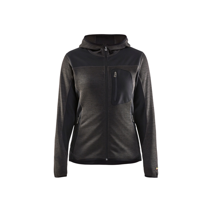 KNITTED POLYESTER JACKET - 9799-Dark Grey/Black | Blaklader 49762117