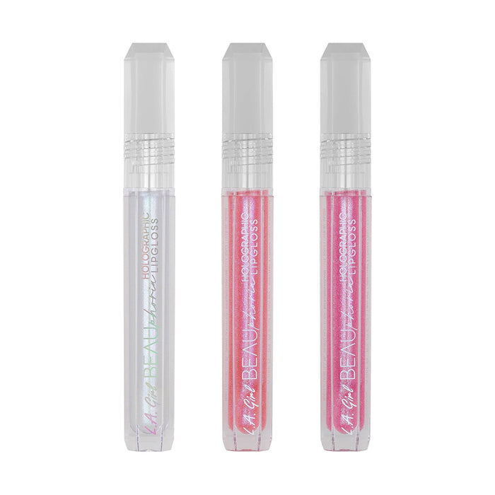 L.A. Girl BeauPhoria 3Pc Holographic Lip gloss Set