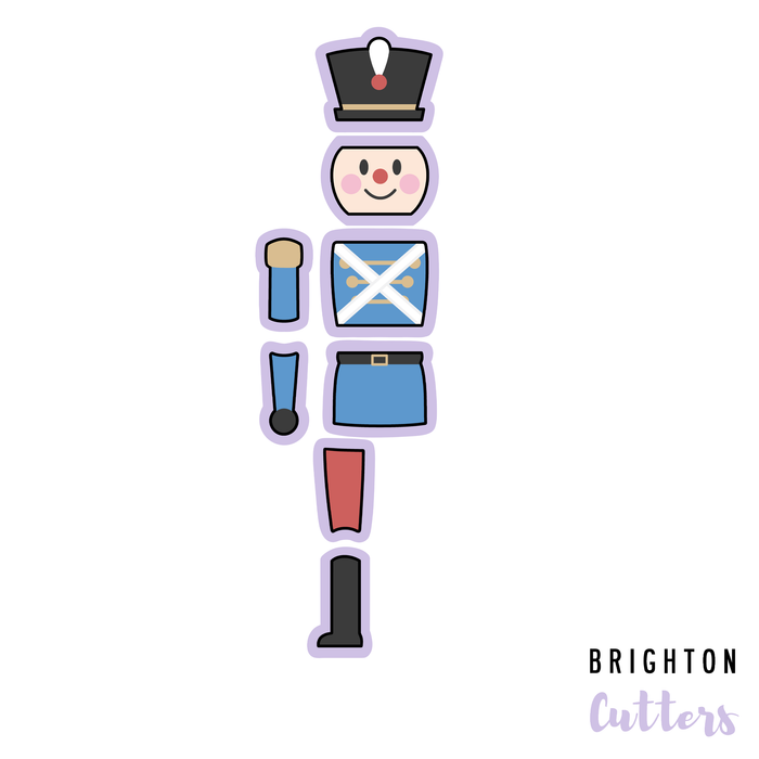 Large (2 Foot) Build a Toy Soldier and Nutcracker Cookie Cutter Set