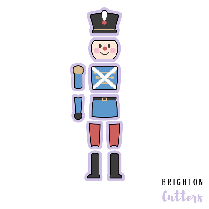 Large (2 Foot) Build a Toy Soldier and Nutcracker Cookie Cutter Set