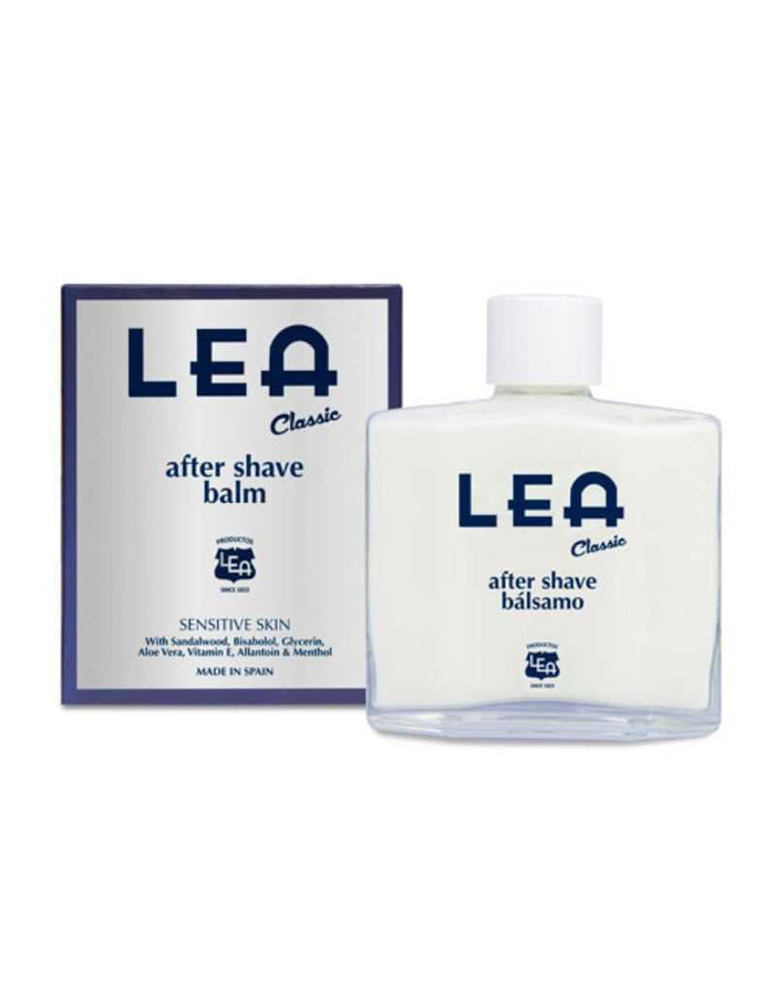 LEA Classic After Shave Balm bottle and box for sensitive skin