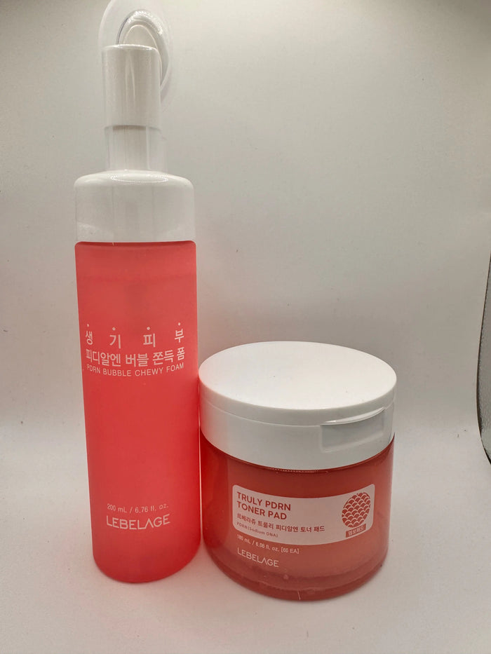 Lebelage PDRN Skincare Bundle – Full K-Beauty PDRN Cleanse and Tone Routine