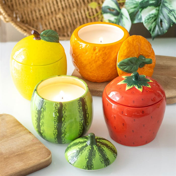 Lemon Shaped Candle Jar 🇬🇧
