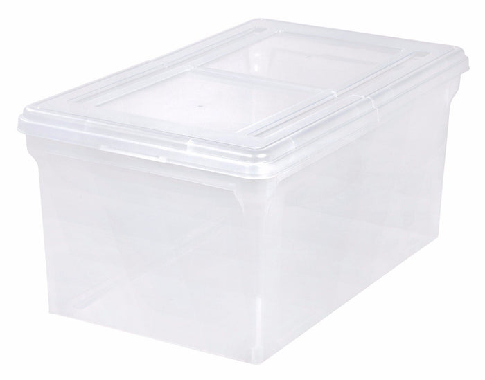 Letter Split-Lid File Box - 44 QT - image 1#color_clear