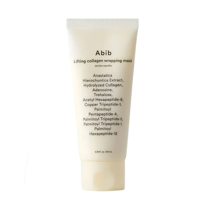 Abib Lifting Collagen Wrapping Mask Jericho Rose Film Nudie Glow Australia