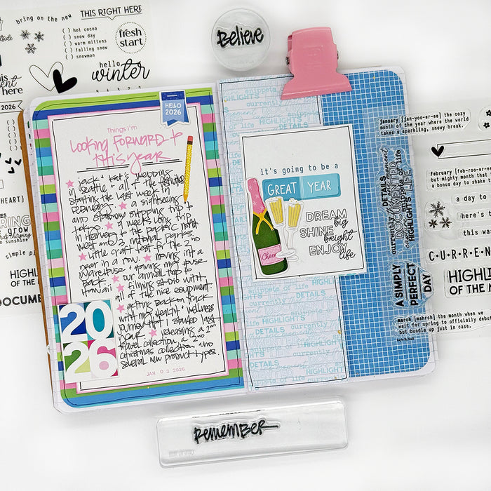 List Builder - All the Things 5x7 Stamp Set