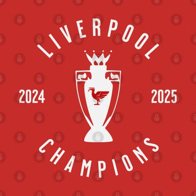 Liverpool Champions 25 White 3 T-Shirt