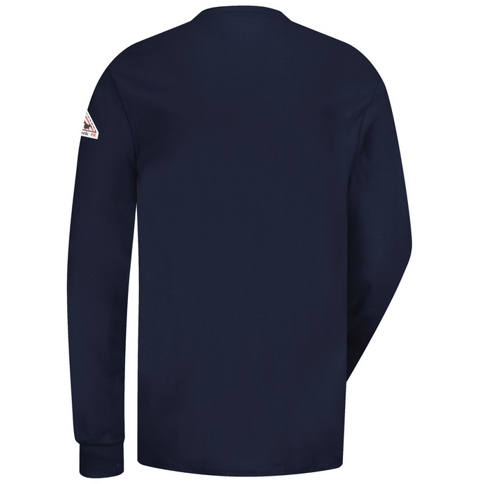 LONG SLEEVE FR LIGHTWEIGHT HENLEY - NV-Navy | Bulwark SEL2