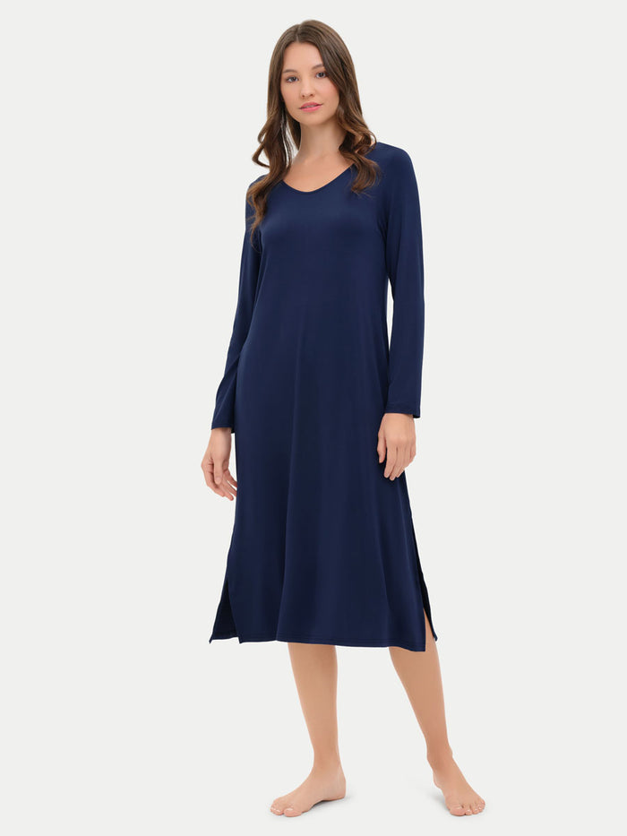 #color_navy / Crystiana is 5′11″ wearing a size S