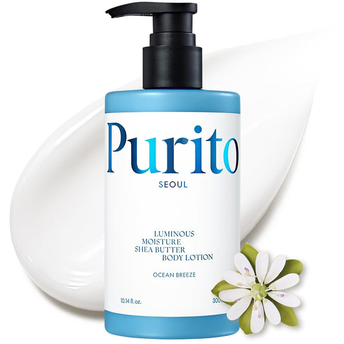 Purito Luminous Moisture Shea Butter Body Lotion Ocean Breeze Nudie Glow Australia
