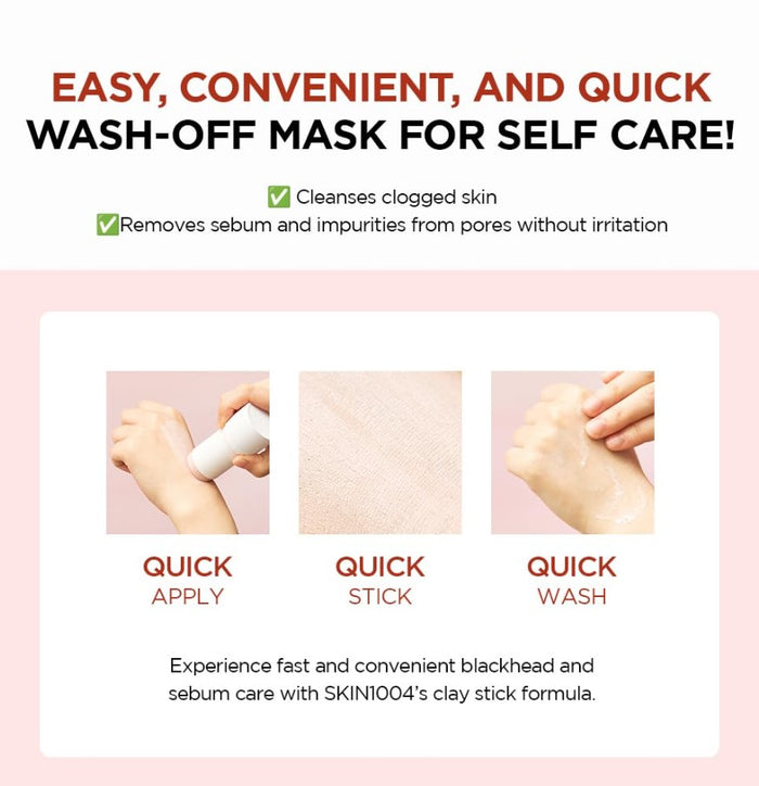 Madagascar Centella Poremizing Quick Clay Stick Mask 27g