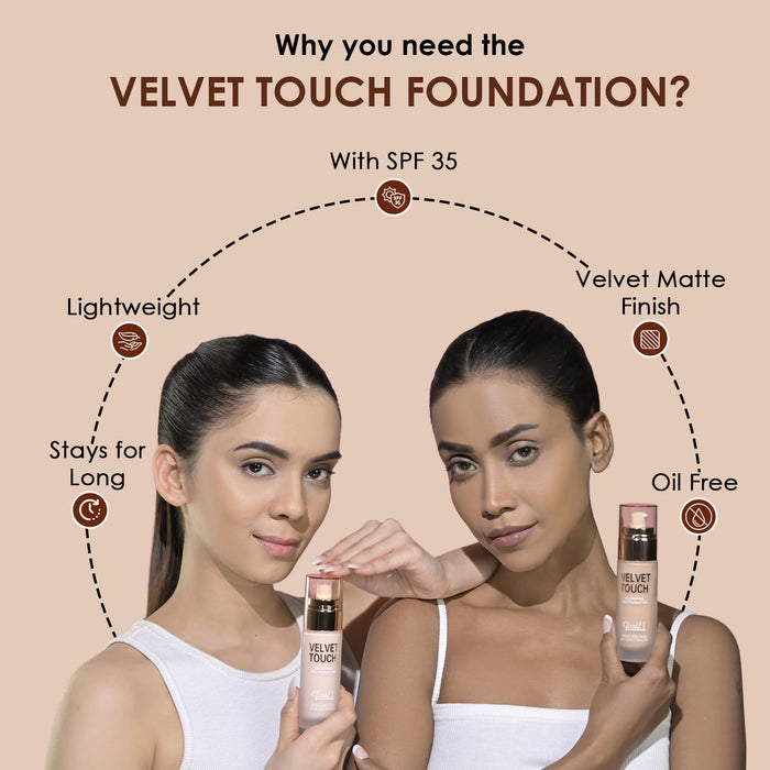 Makeup Essentials | Velvet Touch Foundation, BB Compact & Primer