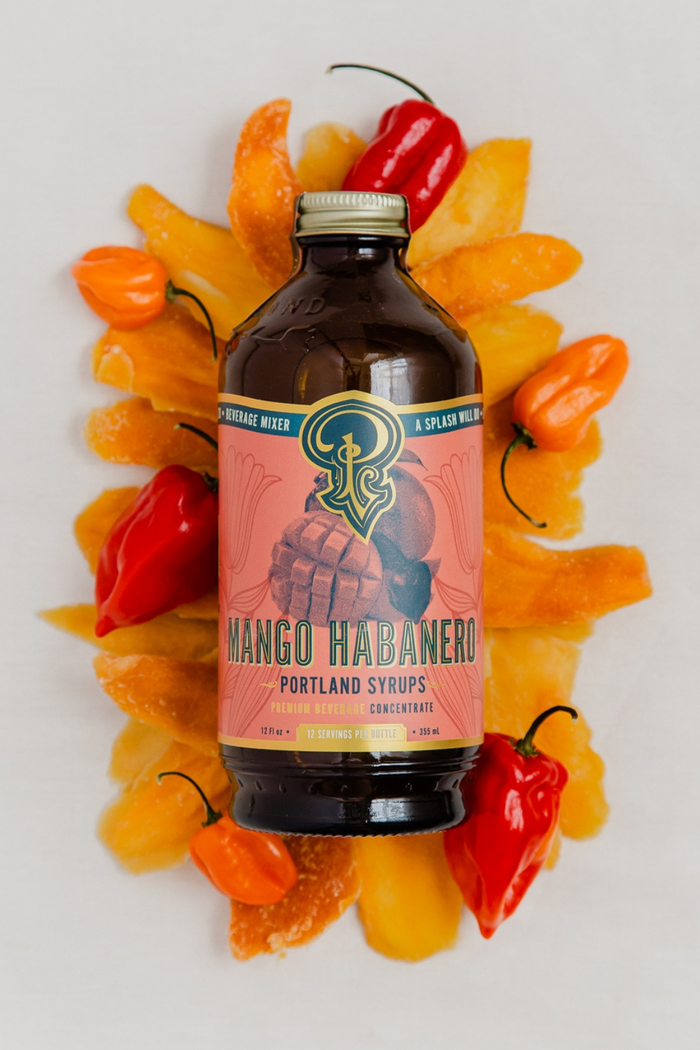 Mango Habanero Cocktail Syrup-Portland Syrups-ECOVIBE