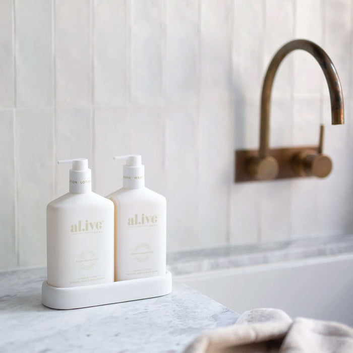 Al.ive Body Mango & Lychee - Hand & Body Wash/Lotion Duo Nudie Glow Australia