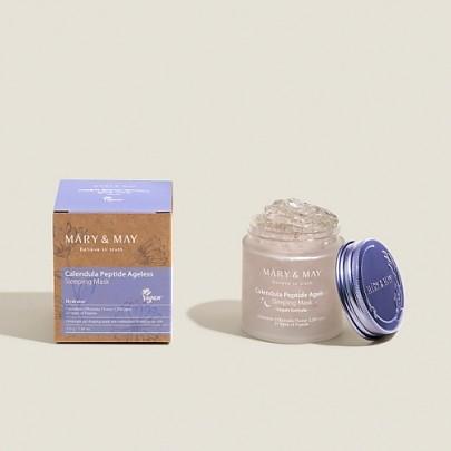 [Mary&May] Calendula Peptide Ageless Sleeping Mask 110g-Luxiface.com