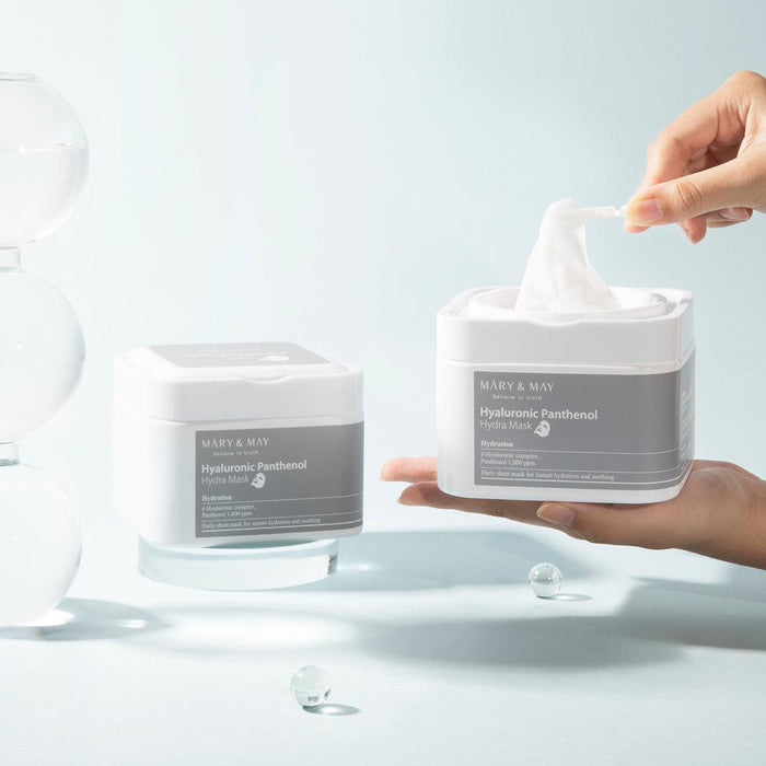 [Mary&May] Hyaluronic Panthenol Hydra Mask 30EA/400g-Luxiface.com