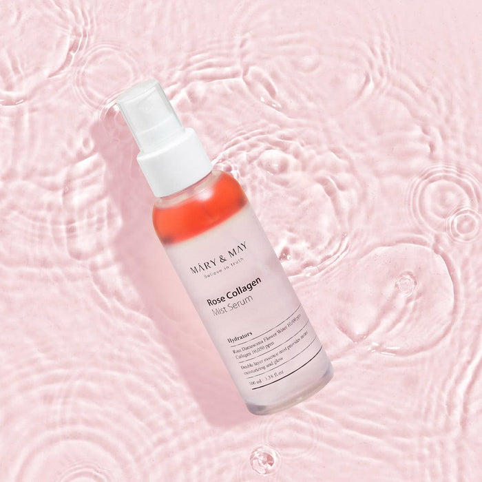 [Mary&May] Rose Collagen Mist Serum 100ml-Luxiface.com