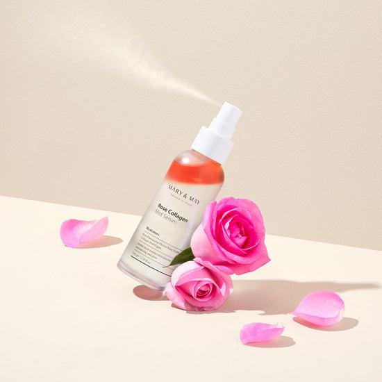 [Mary&May] Rose Collagen Mist Serum 100ml-Luxiface.com