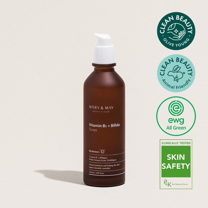 [Mary&May] Vitamin B5+Bifida Toner 120ml-Luxiface.com