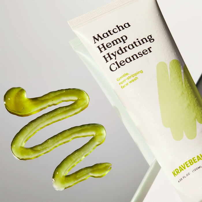 Krave Beauty Matcha Hemp Hydrating Cleanser Nudie Glow Australia