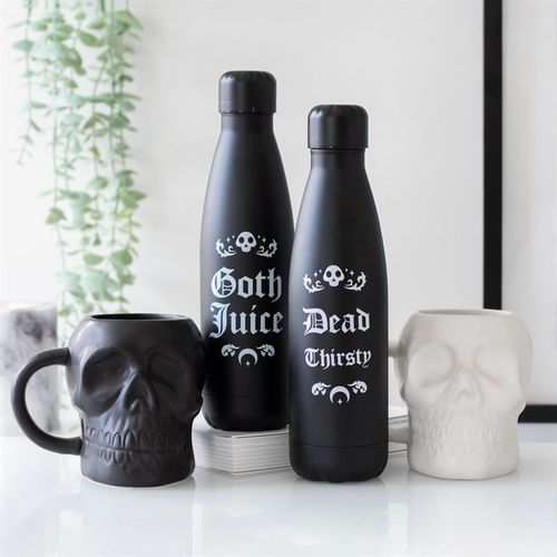 Matte White Skull Mug 🇬🇧
