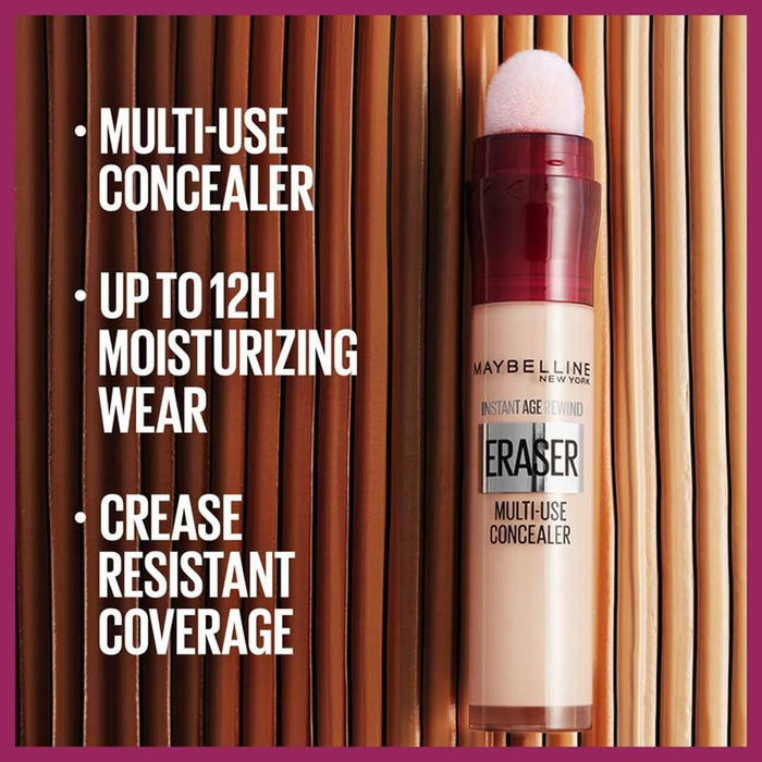 Maybelline Eraser Instant Anti-Aging Multi-Use Concealer - Neutralizer 06, 6.8ml - Makkah Pharmacy