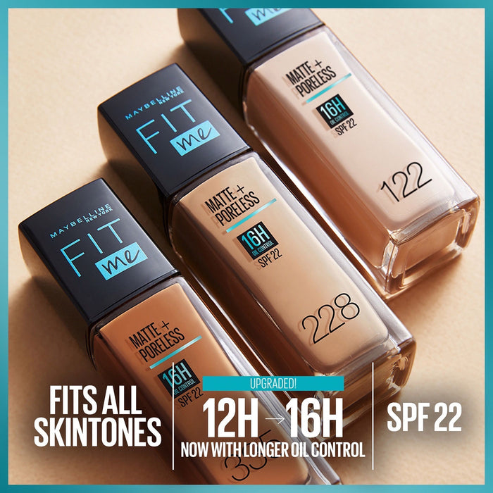 Maybelline Fit Me Foundation Mat Poreless Spf 122 - Makkah Pharmacy