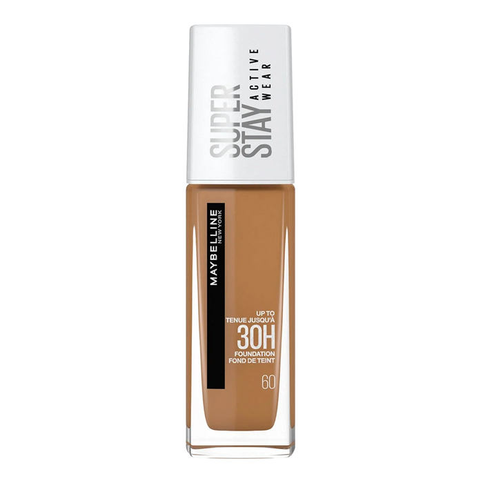 Maybelline Super Stay 30H Foundation 60 CARAMEL – full coverage, matte, oil-free and transfer-resistant makeup
