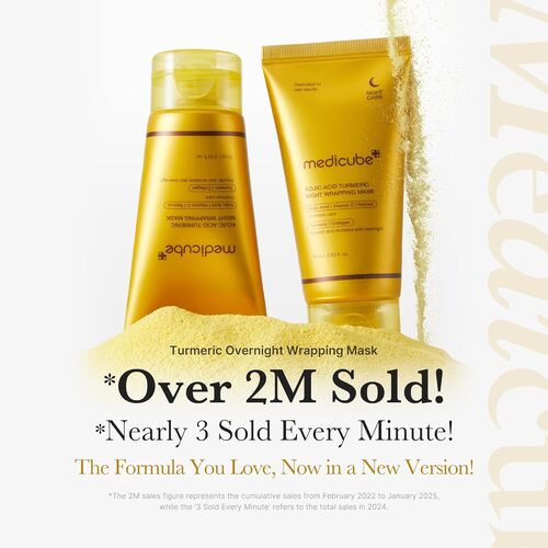 Medicube Kojic Acid Turmeric Night Wrapping Mask 2.53 fl.oz / 75ml (RENEWED)