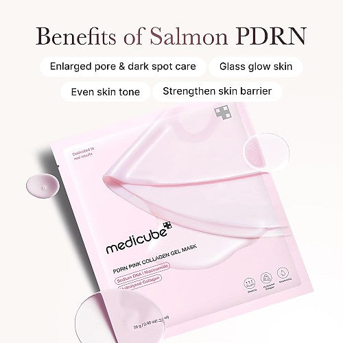 Medicube PDRN Pink Collagen Gel Mask 4 Sheets