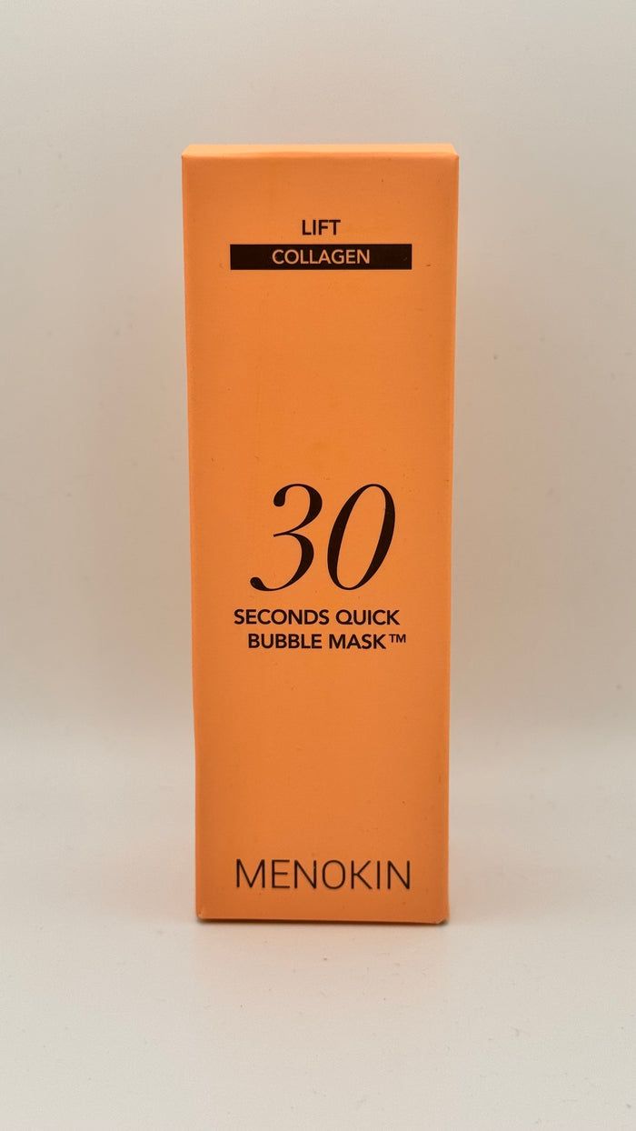 Menokin Quick Bubble Mask Orange Collagen - firming anti-aging Korean face mask