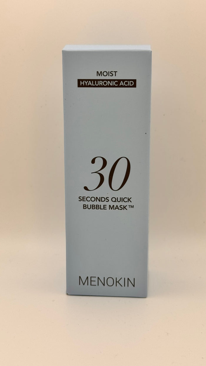 Menokin Quick Bubble Mask Blue Hyaluronic Acid - hydrating Korean bubble mask