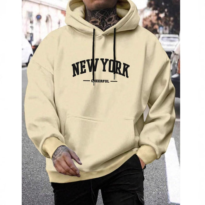 Men's Casual American-style Retro Loose Hooded Sweater 🇨🇳