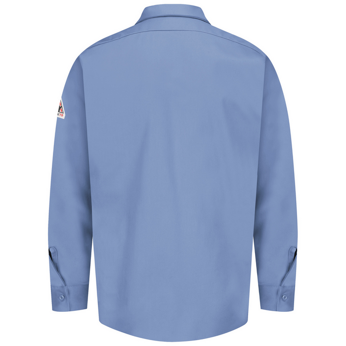 MIDWEIGHT EXCEL FR WORK SHIRT - LB-Light Blue | Bulwark SEW2