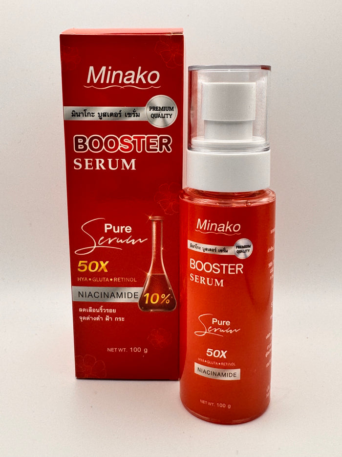 Minako Retinol Booster Serum – Nano Labdose formula for intensive skin brightening, pore minimizing and skin repair