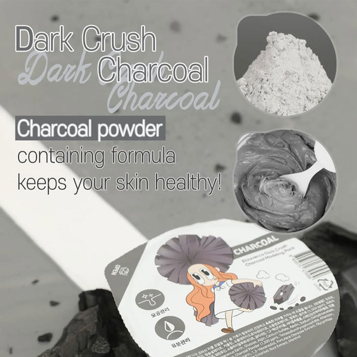 Elizavecca Modeling Pack DARK CRUSH CHARCOAL Nudie Glow Australia