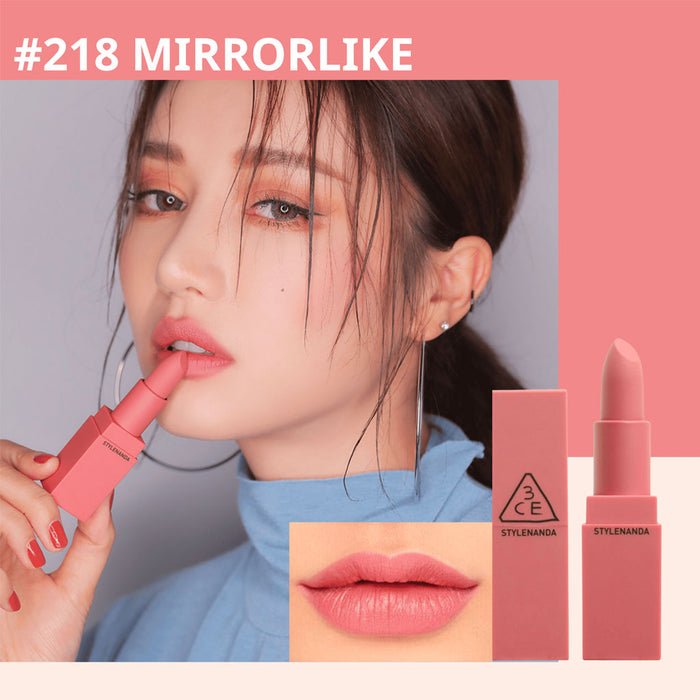 3CE Mood Recipe Matte Lip Color #218 MIRRORLIKE Nudie Glow Australia