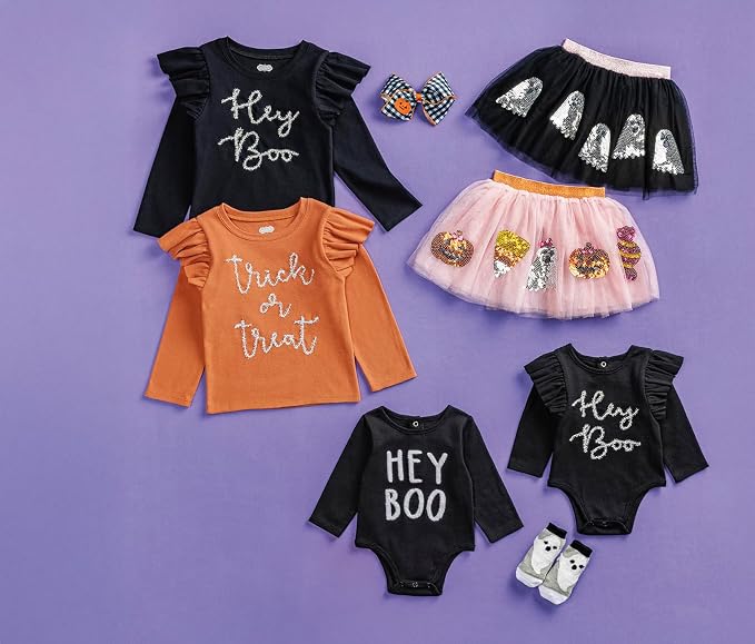 MudPie: Black Halloween Tutu
