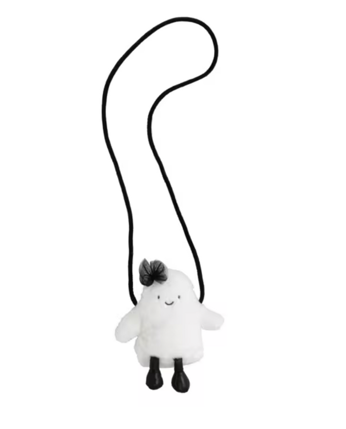 MudPie: Ghost Halloween Plush Purse