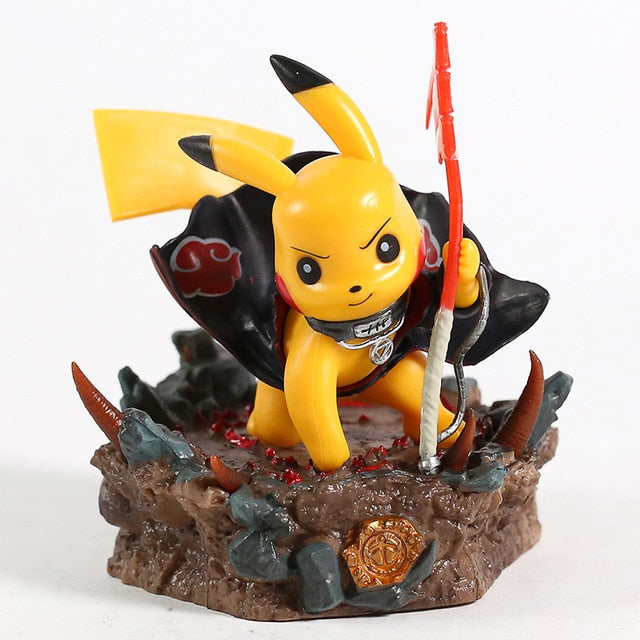 Naruto Pokemon Crossover: Naruto Pikachu Figures