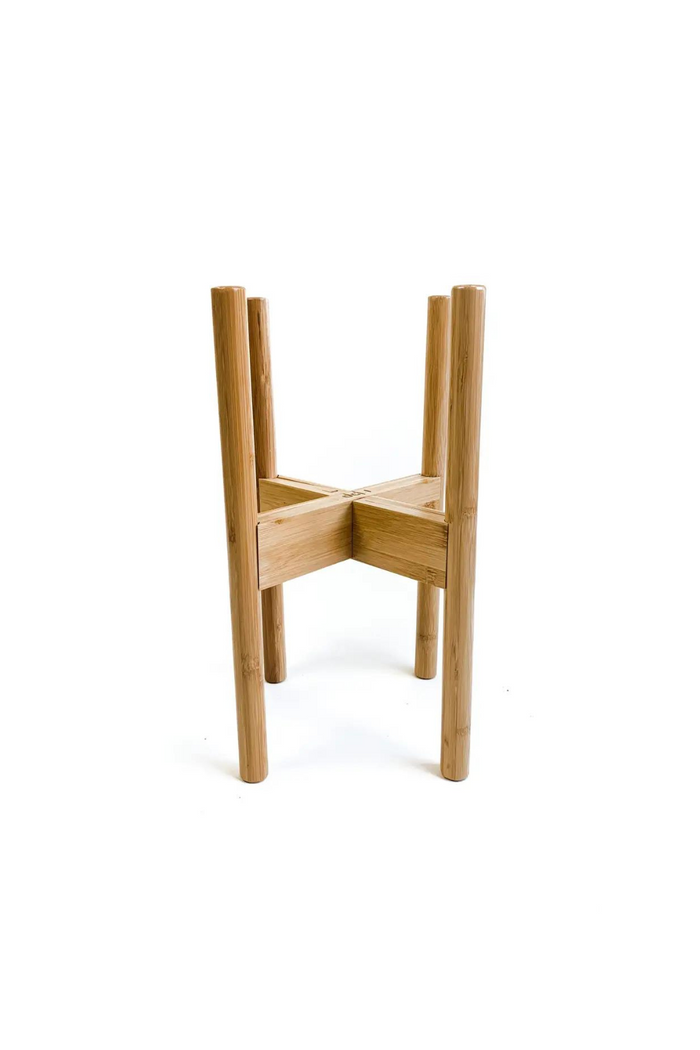 Declutterd_Adjustable_Bamboo_Wood_Plant_Stand