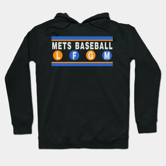 New York Mets Lfgm Subway Sign Hoodie