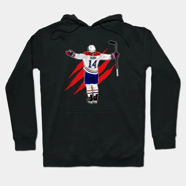 Nick Suzuki Reaction #14 Claw Hoodie