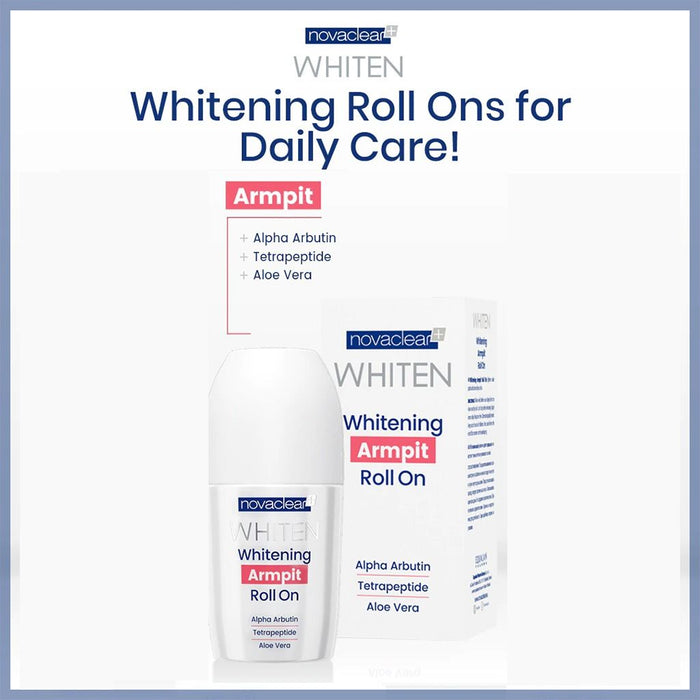 Novaclear Whitening Armpit Roll On, 50ml - Makkah Pharmacy
