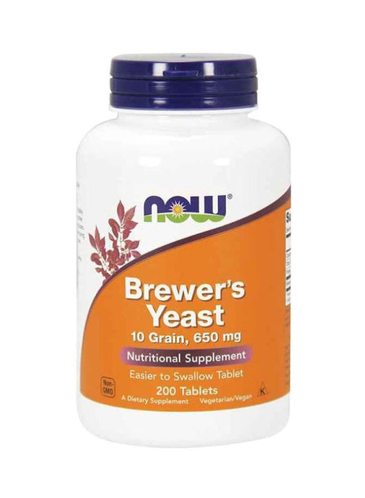 Now Foods - Brewer'S Yeast 650Mg - 200 Tablets
