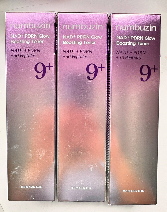 Numbuzin No.9 NAD+ PDRN Toner Korean glow boosting essence toner with peptides