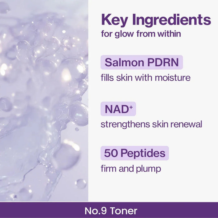 NumbuzinNumbuzin No.9 Toner NAD+ PDRN Glow Boosting Toner 150mlMood Arabia