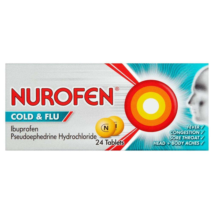 Nurofen Cold And Flu Tablets 24's
