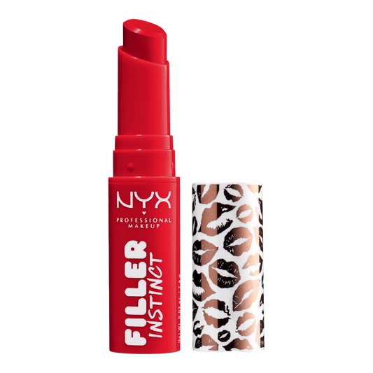 NYX Filler Instinct Plumping Lipstick BESOS FIPLC01 with glossy finish and 8-hour hydration