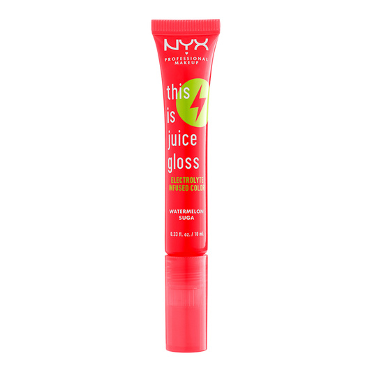NYX This is Juice Gloss WATERMELON SUGA TIJG02 with glossy vegan shine and 12-hour hydration